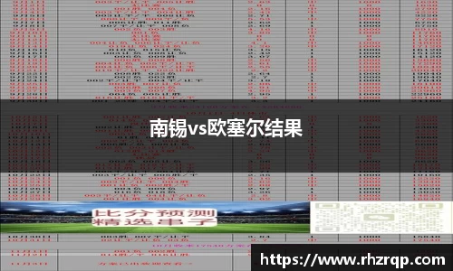 南锡vs欧塞尔结果
